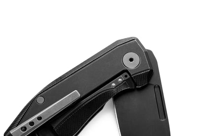 LionSteel Nano 2.56" Magnacut Purple Haze Fat Carbon Titanium Folding Knife NA01 PH