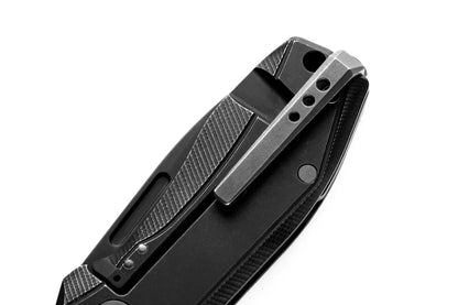 LionSteel Nano 2.56" Magnacut Purple Haze Fat Carbon Titanium Folding Knife NA01 PH