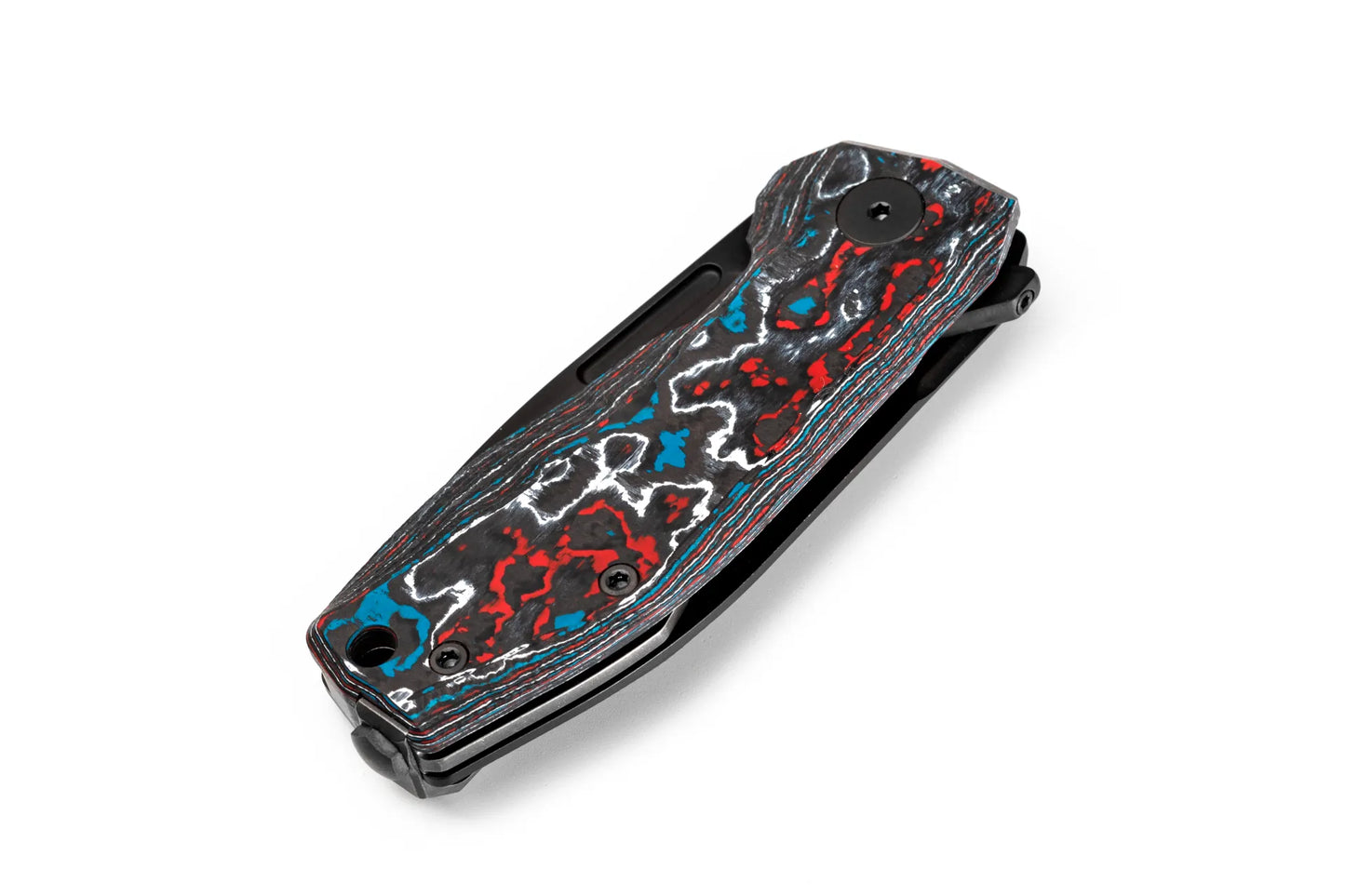 LionSteel Nano 2.56" Magnacut Nebula Fat Carbon Titanium Folding Knife NA01 NB