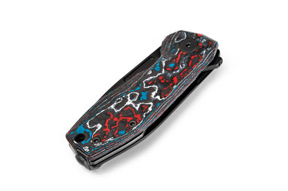 LionSteel Nano 2.56" Magnacut Nebula Fat Carbon Titanium Folding Knife NA01 NB