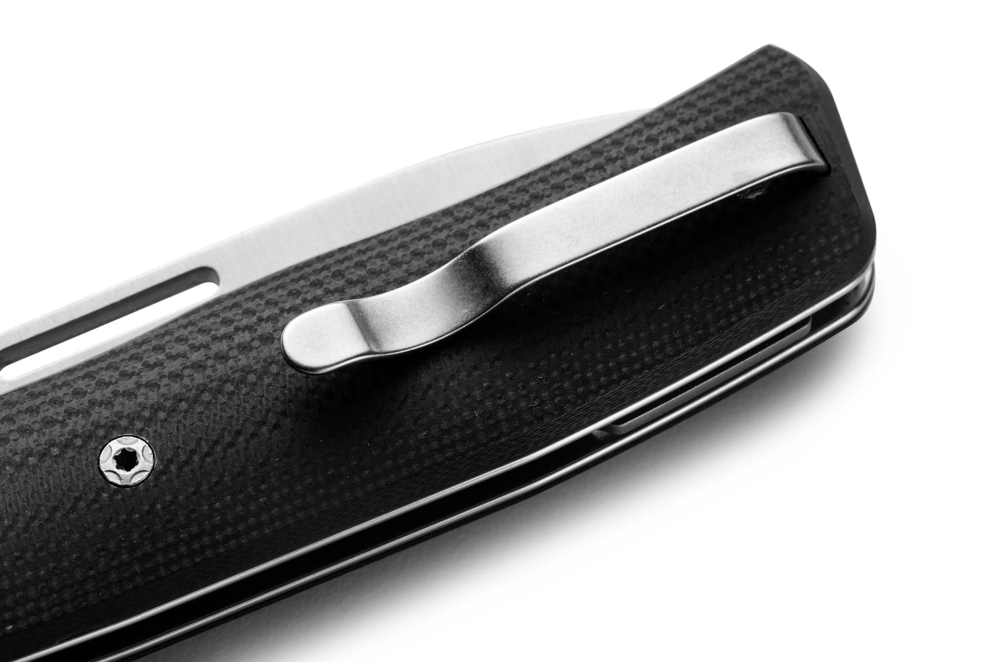 LionSteel NiNi 2.68" M390 Black G10 Titanium Folding Knife NN2 GBK