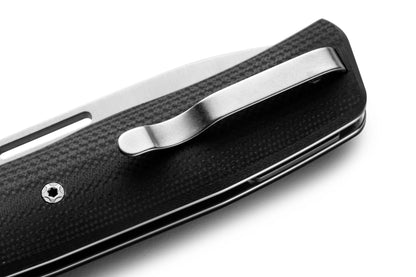 LionSteel NiNi 2.68" M390 Black G10 Titanium Folding Knife NN2 GBK