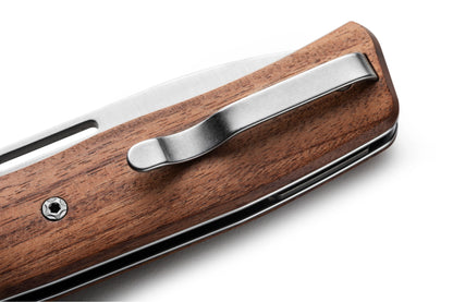 LionSteel NiNi 2.68" M390 Santos Wood Titanium Folding Knife NN2 ST