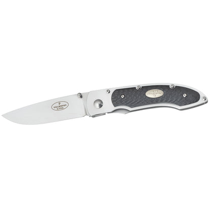 Fallkniven P3Gcfc 3.03" 3G Carbon Fiber Folding Knife with Pouch