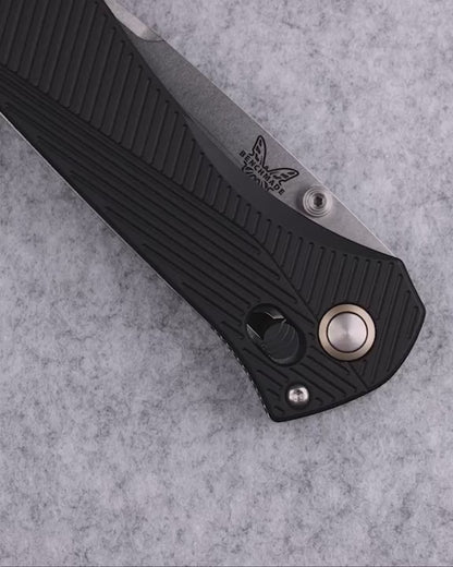 Benchmade 710-25 McHenry & Williams 4" M390 Black Aluminium Folding Knife