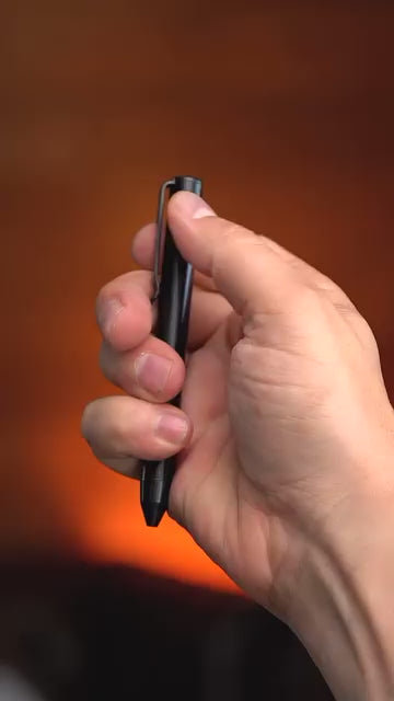 Big Idea Design Base Line DLC Black Titanium Bolt-Action Pen