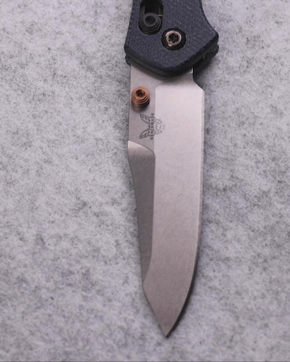 Benchmade 945-04 Mini Osborne 2.92" M390 Denim Micarta Folding Knife