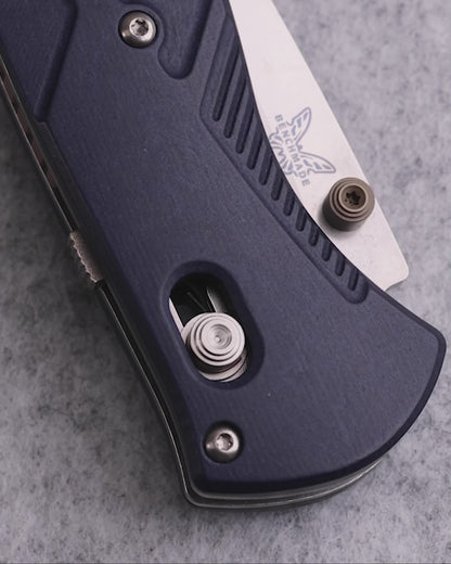 Benchmade 585-03 Osborne Mini Barrage 2.91" CPM-S30V A/O Folding Knife with Blue Canyon Richlite Handle