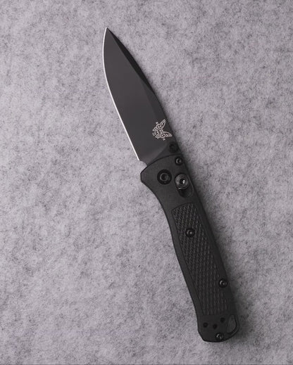 Benchmade 533BK-2 Mini Bugout 2.82" DLC CPM-S30V Folding Knife with Black CF-Elite Handle