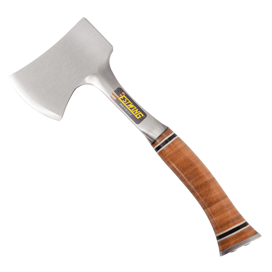 Estwing Sportsman's 12.5" Forged Carbon Steel Axe with Leather Handle and Nylon Sheath