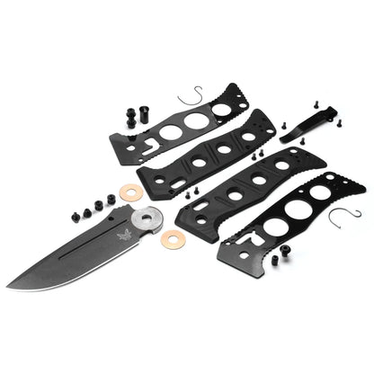 Benchmade 275GY-1 Adamas 3.82" CPM-CruWear Grey/Black G10 Folding Knife