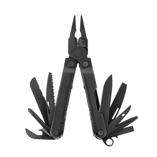 Leatherman Rebar Black 4" Multi Tool with MOLLE Sheath