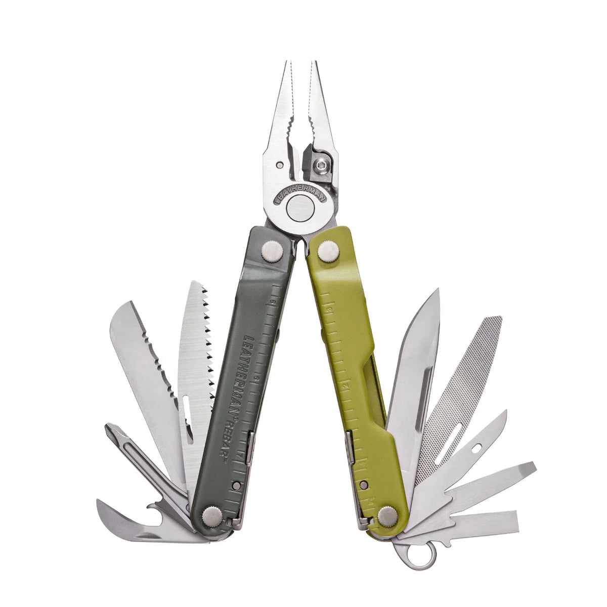 Leatherman Rebar Mossy Slate 4" Multi Tool 17 Functions