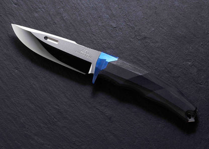 Rockstead RITSU-ZDP Blue 3.74" Polished ZDP189/VG10 Fixed Blade Knife