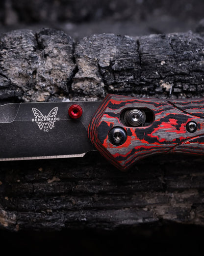 Benchmade 940BK-2502 Osborne Limited Edition 3.4" CPM-Magnacut DLC Lava Flow Fatcarbon Folding Knife