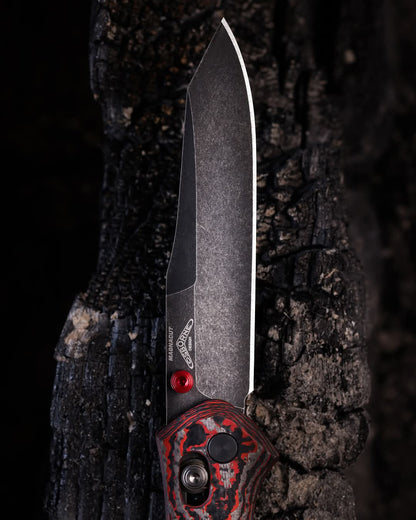 Benchmade 940BK-2502 Osborne Limited Edition 3.4" CPM-Magnacut DLC Lava Flow Fatcarbon Folding Knife