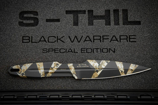 Extrema Ratio S-THIL Black Warfare Special Edition 4.68" N690 Fixed Blade Knife