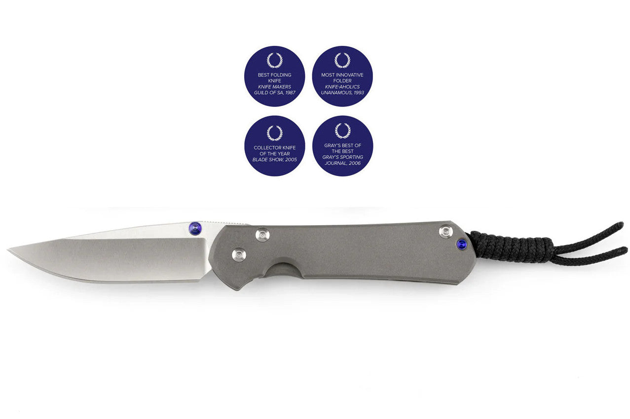 Chris Reeve Small Sebenza 31 2.99" CPM Magnacut Titanium Folding Knife S31-1000