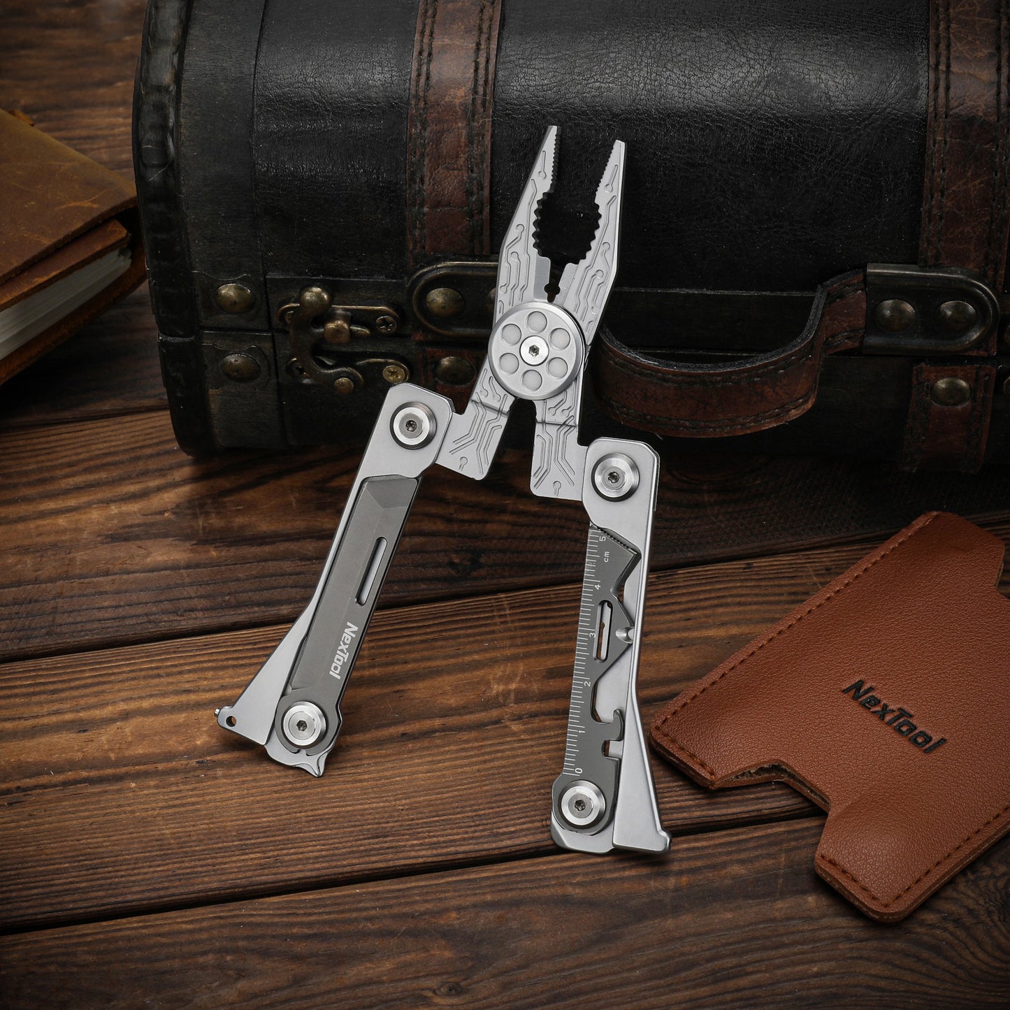 NexTool Silver Blade Credit-Card Multi-Tool with 15 Functions