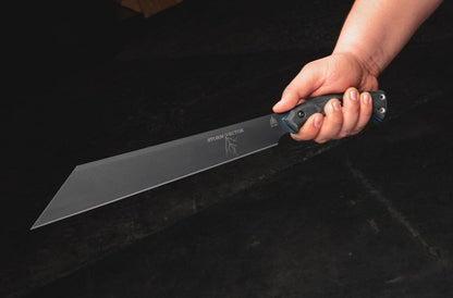 TOPS Storm Vector 12.63" Sniper Gray G10 Fixed Blade Knife Kydex Sheath SVEC-02