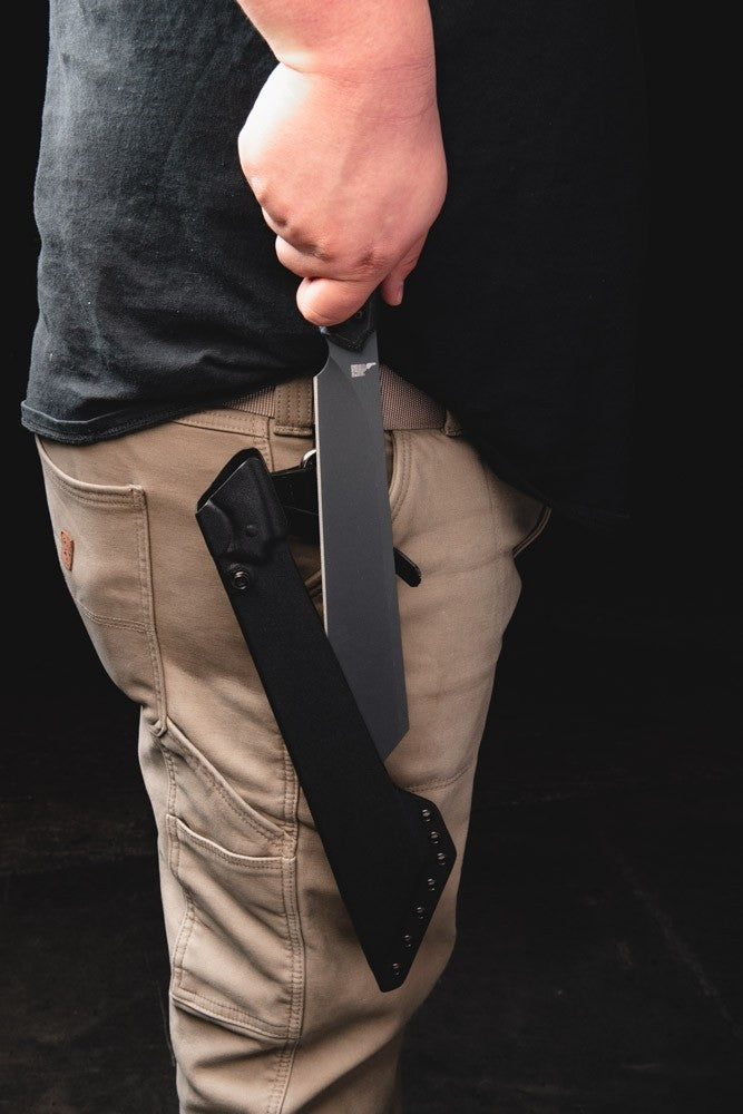 TOPS Storm Vector 12.63" Sniper Gray G10 Fixed Blade Knife Kydex Sheath SVEC-02