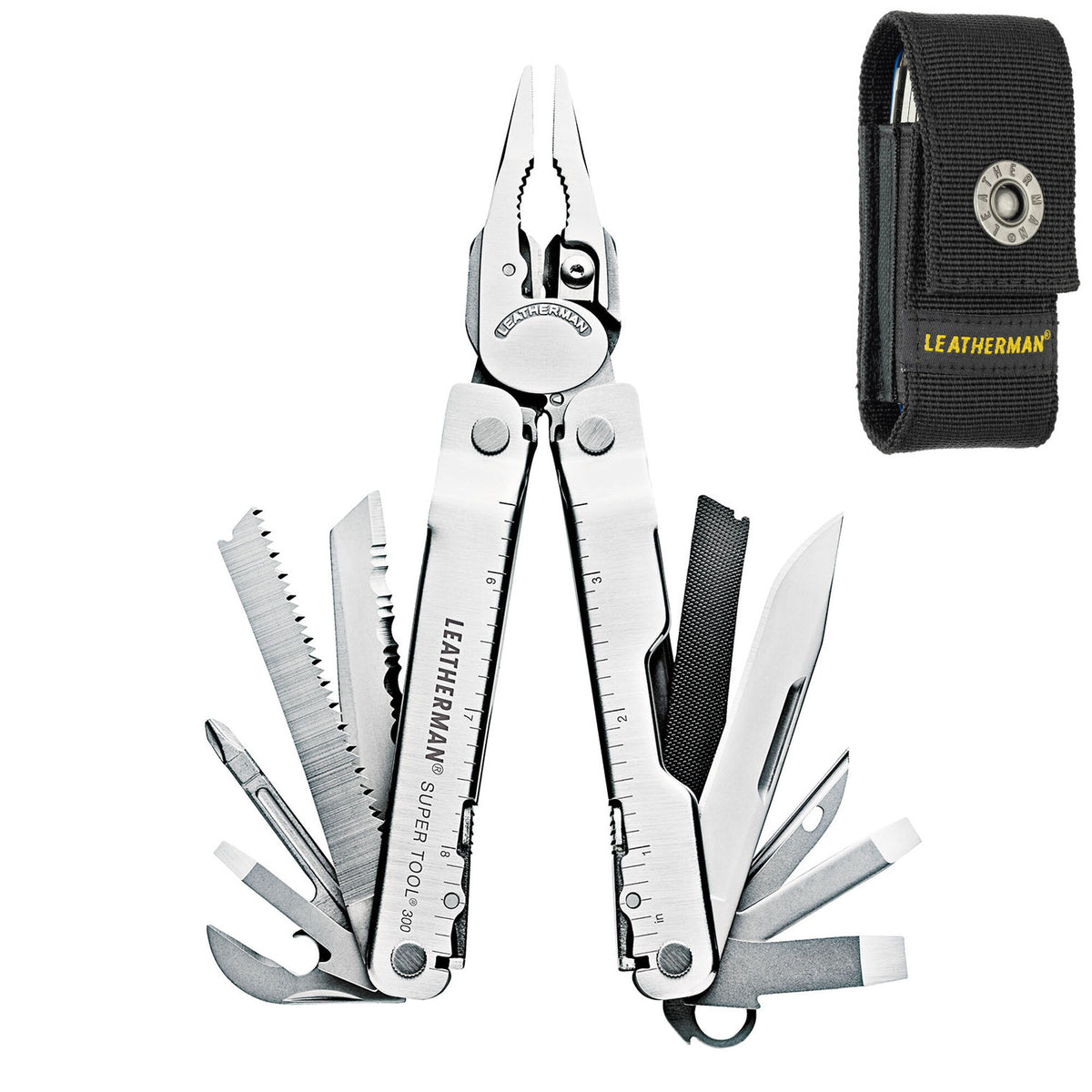 Leatherman Super Tool 300 4.5" Multi Tool 19 Functions with Nylon Sheath