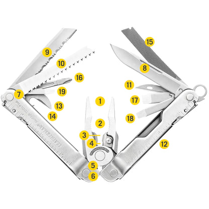 Leatherman Super Tool 300 4.5" Multi Tool 19 Functions with Nylon Sheath