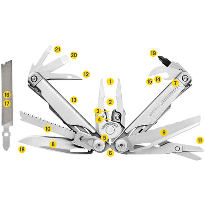 Leatherman Surge Stainless 4.5" Multi Tool 21 Functions with Nylon Sheath