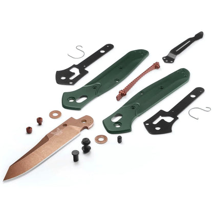 Benchmade 940FE-2601 Osborne 3.4" CPM-S90V Taiga Green Aluminium Folding Knife