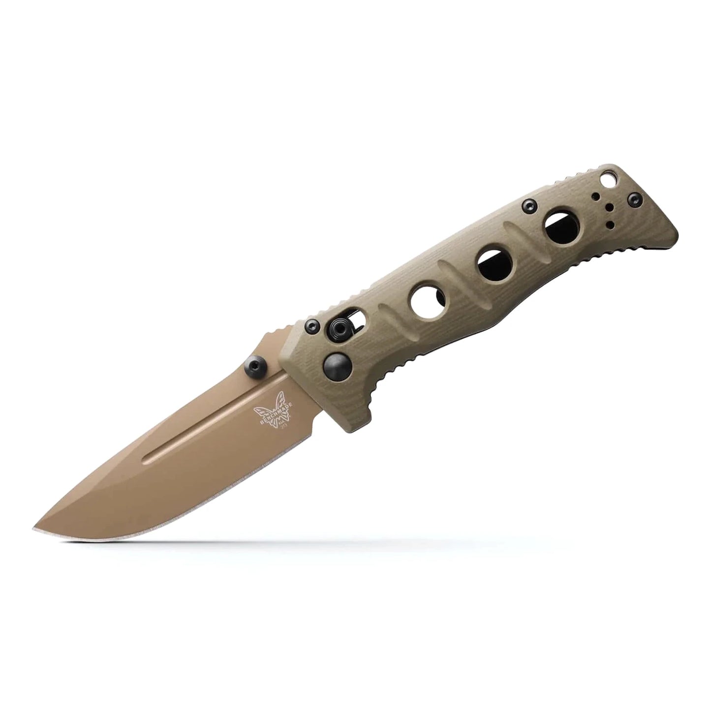 Benchmade 273FE-05 Mini Adamas 3.25" Magnacut Flat Earth/OD G10 Folding Knife