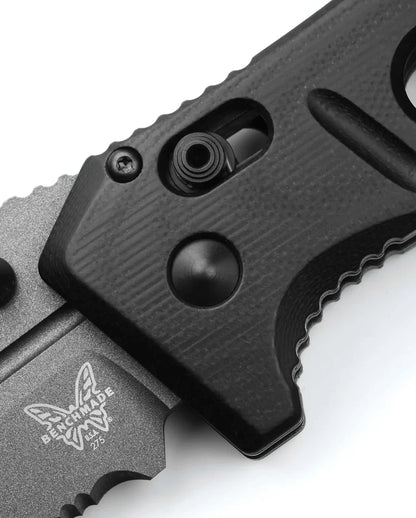 Benchmade 275GY-1 Adamas 3.82" CPM-CruWear Grey/Black G10 Folding Knife