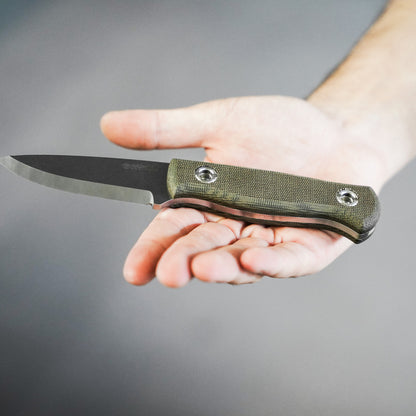 Boker Solingen Vigtig vs Wild 3.35" Magnacut Micarta Fixed Blade Knife - Made in Germany