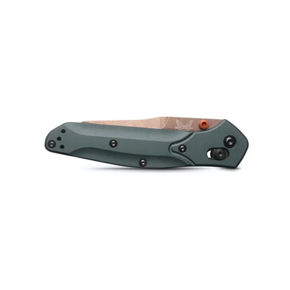 Benchmade 940FE-2601 Osborne 3.4" CPM-S90V Taiga Green Aluminium Folding Knife