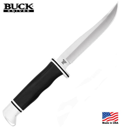 Buck 105 Pathfinder Hunting Knife with Leather Sheath 0105BKS-B