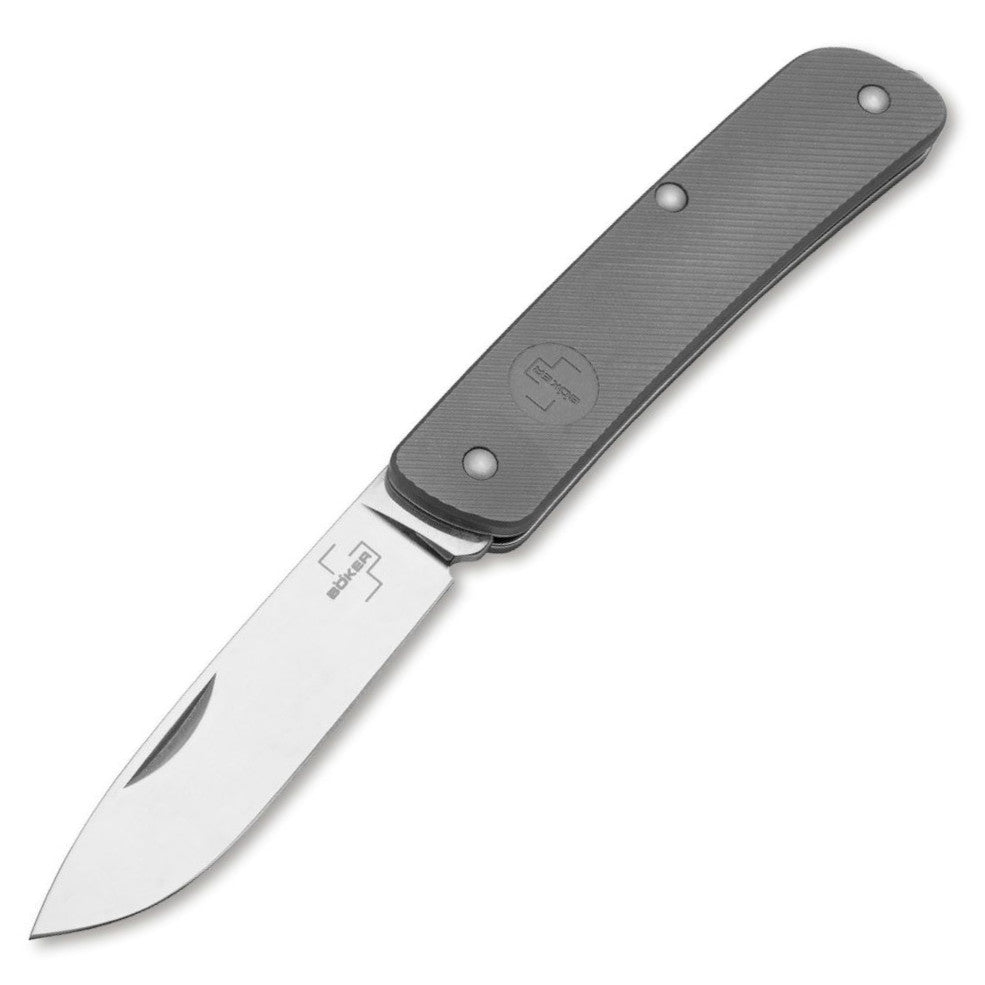 Boker Plus Tech-Tool 2.76" Sandvik 12C27 Titanium Slipjoint Folding Knife 01BO807