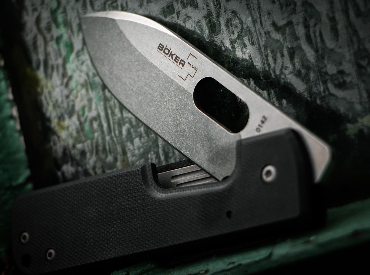 Boker Plus Lancer 3" 440C G10 Titanium Lined Folding Knife - Serge Panchenko Design 01BO068