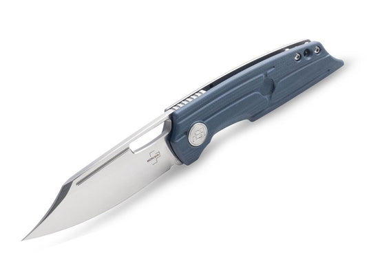 Boker Plus HEA Hunter 2.87" D2 Blue G10 Folding Knife by Sam Abdelrahman 01BO193