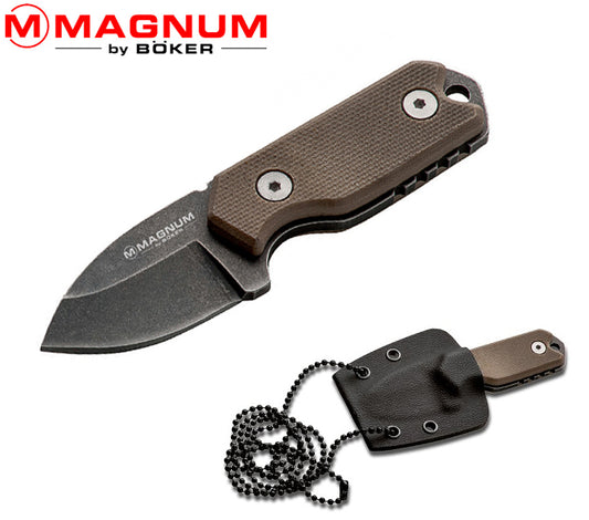 Boker Magnum Lil Friend Micro 1.4" Fixed Blade Knife with Kydex Sheath 02SC743