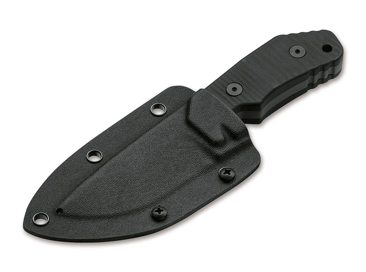 Boker Plus Little Dvalin 3.15" D2 G10 Fixed Blade Knife with Kydex Sheath 02BO033