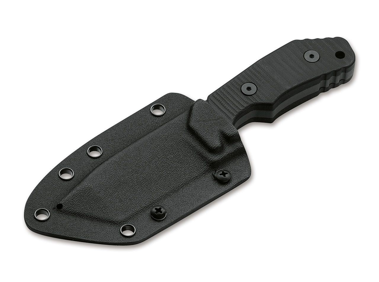 Boker Plus Little Dvalin Tanto 3.15" D2 G10 Fixed Blade Knife with Kydex Sheath 02BO034