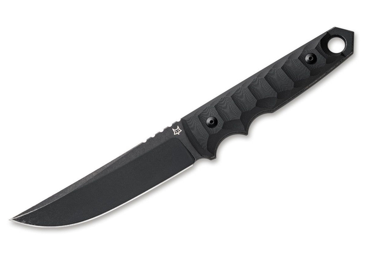 Fox Ryu 5.12" Niolox Black Stonewash G10 Fixed Blade Knife FX-634