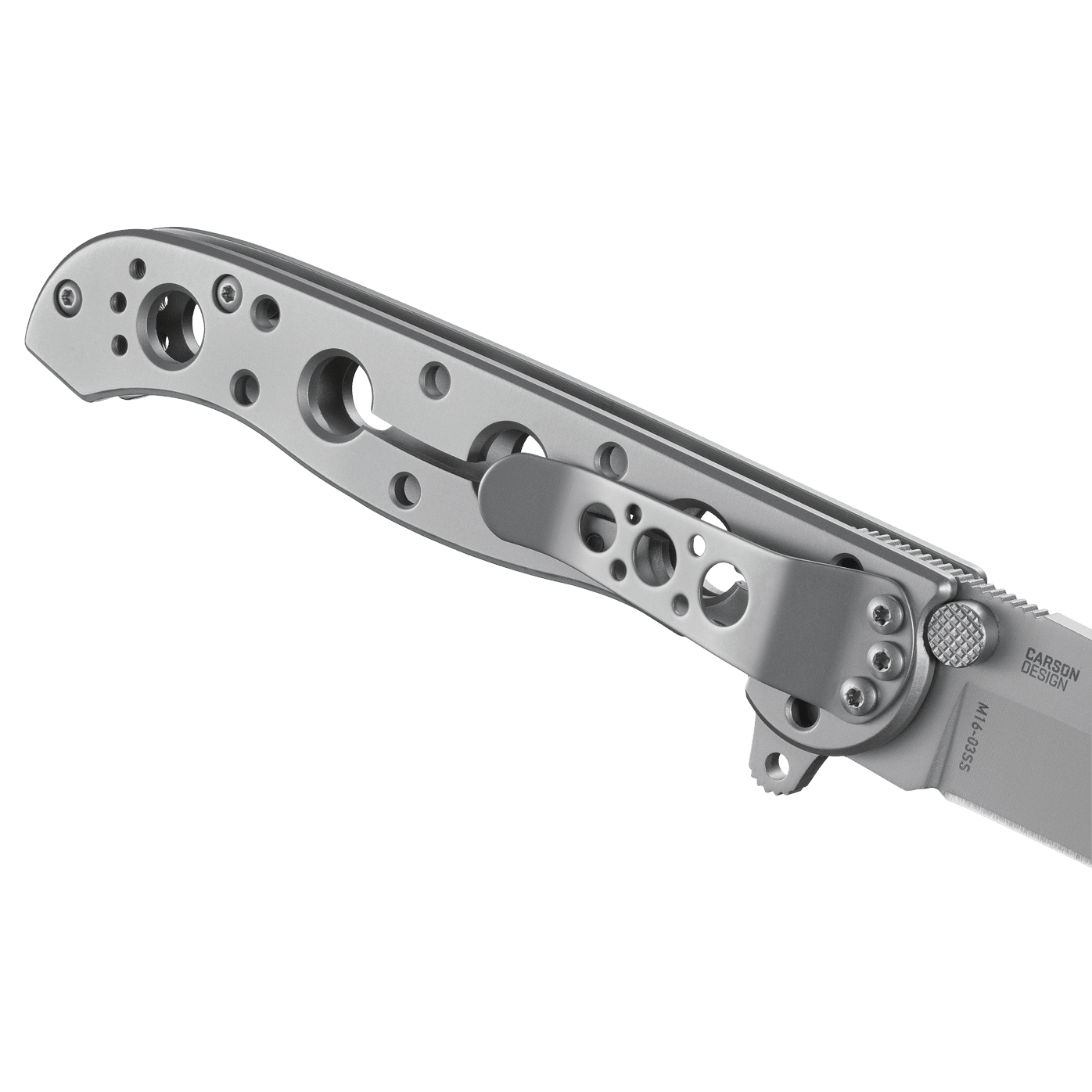 CRKT M16-03SS 3.54" Sandvik 12C27 Stainless Steel Handle Folding Knife