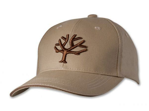 Boker Cap - Desert Tan with Brown Embroided Tree Logo and Velcro Strap