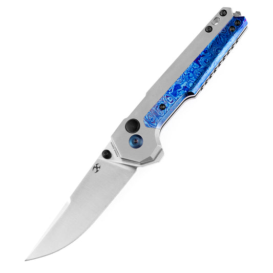 Kansept EDC Tac Limited 3.1" CPM S35VN Timascus Titanium Folding Knife by Mikkel Willumsen K2009A8