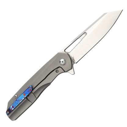 Kansept Shard 3.5" CPM S35VN Timascus Titanium Folding Knife by Kim Ning K1006A4