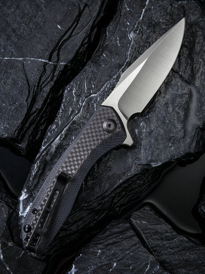 Civivi Baklash 3.5" 9Cr18MoV G10 Carbon Fiber Folding Knife C801D