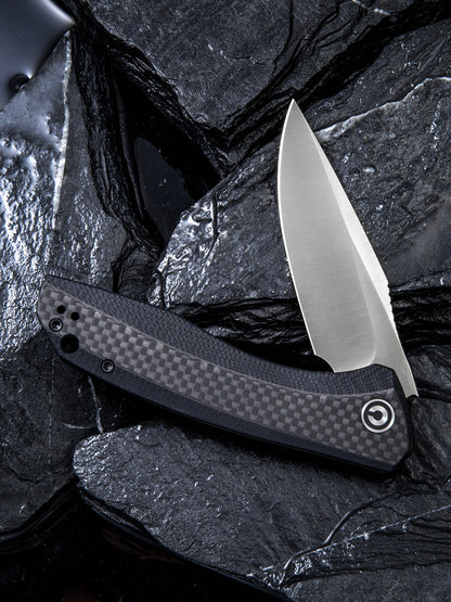Civivi Baklash 3.5" 9Cr18MoV G10 Carbon Fiber Folding Knife C801D