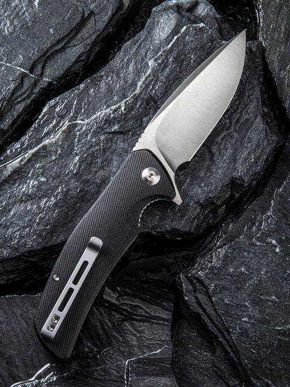Civivi Incite 3.7" D2 Black Ebony Wood Folding Knife C908E