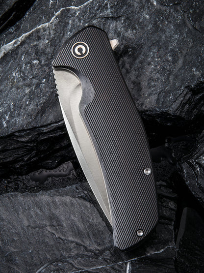 Civivi Incite 3.7" D2 Black Ebony Wood Folding Knife C908E