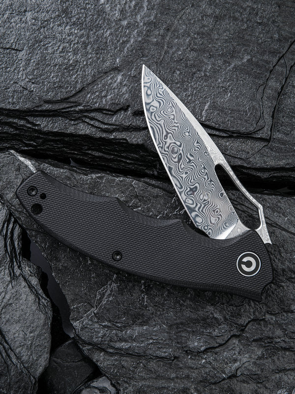 Civivi Little Fiend 3.01" Damascus G-10 Folding Knife C910DS